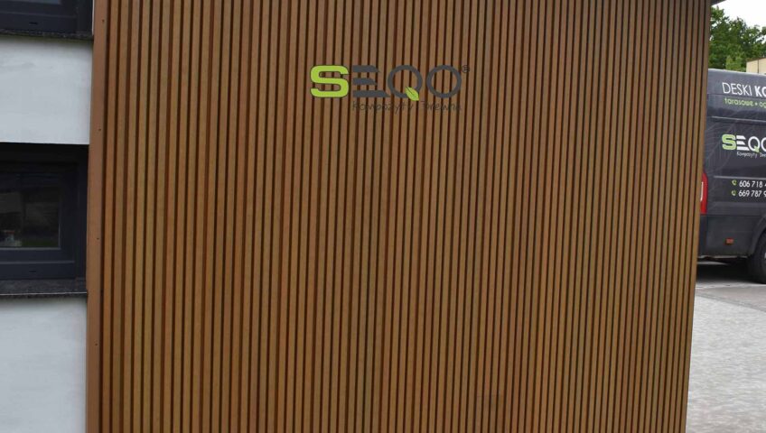 Lamele na elewacji - Realizacja 421