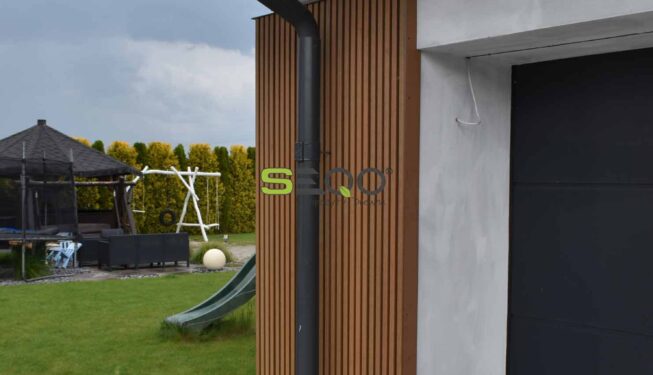 Lamele na elewacji - Realizacja 421