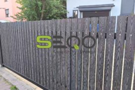 Estetyczny płot sztachetowy - realizacja 437