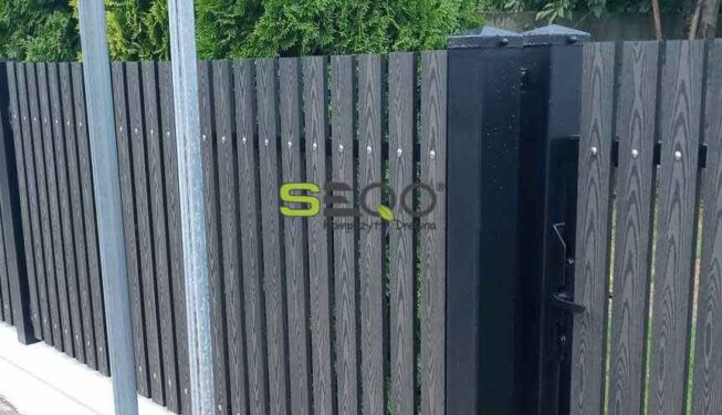 Estetyczny płot sztachetowy - realizacja 437