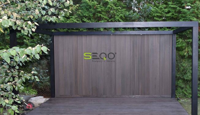 Altana z kompozytów drewna - realizacja 345