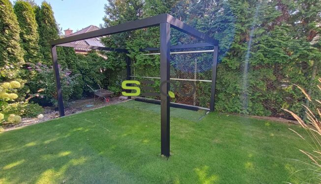 Altana z kompozytów drewna - realizacja 345