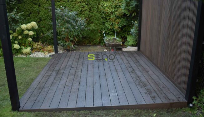 Altana z kompozytów drewna - realizacja 345