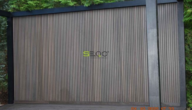 Altana z kompozytów drewna - realizacja 345