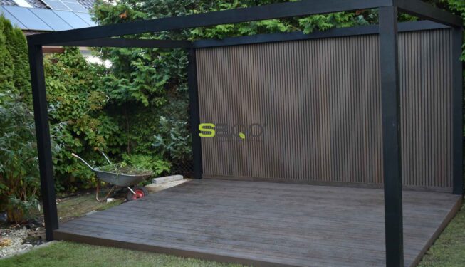 Altana z kompozytów drewna - realizacja 345