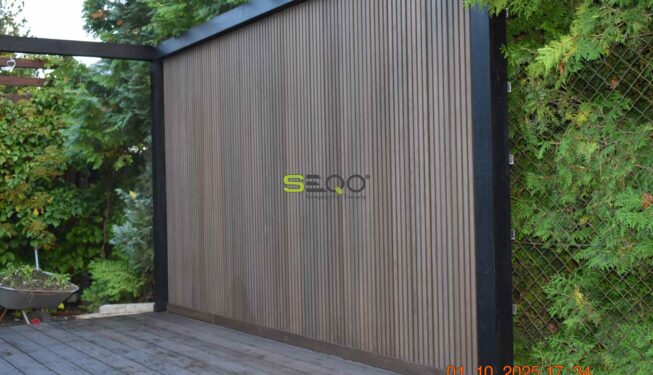 Altana z kompozytów drewna - realizacja 345