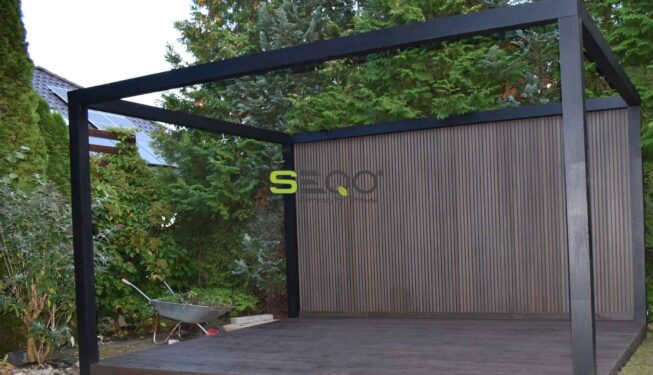 Altana z kompozytów drewna - realizacja 345