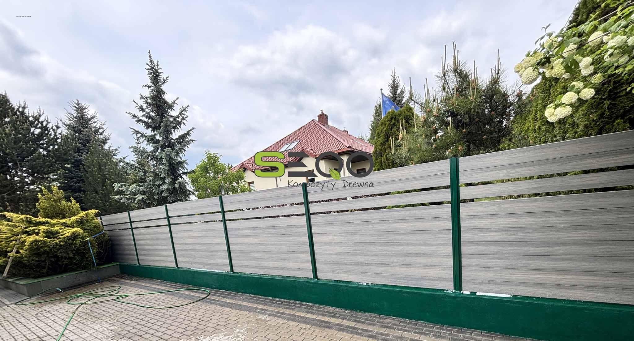 Nowoczesne ogrodzenie SEQO - Realizacja 445